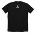 End Colonization, Occupation, Genocide & War, a Solid Black Blend Premium Unisex Tee (back-view)