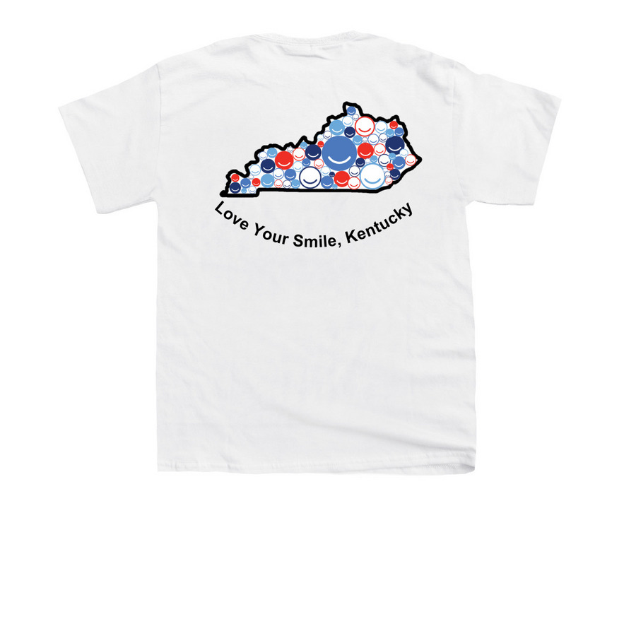 Classic White Collection, a White Youth Unisex Tee (back-view)