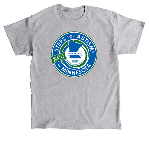 Steps for Autism in Minnesota, a Sport Grey Classic Unisex Tee