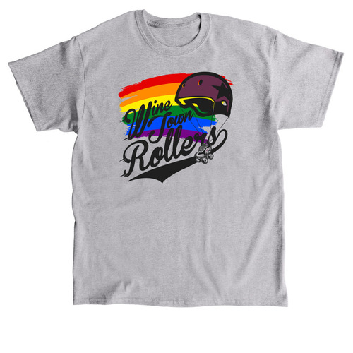 Pride Logo Tee, a Sport Grey Classic Unisex Tee