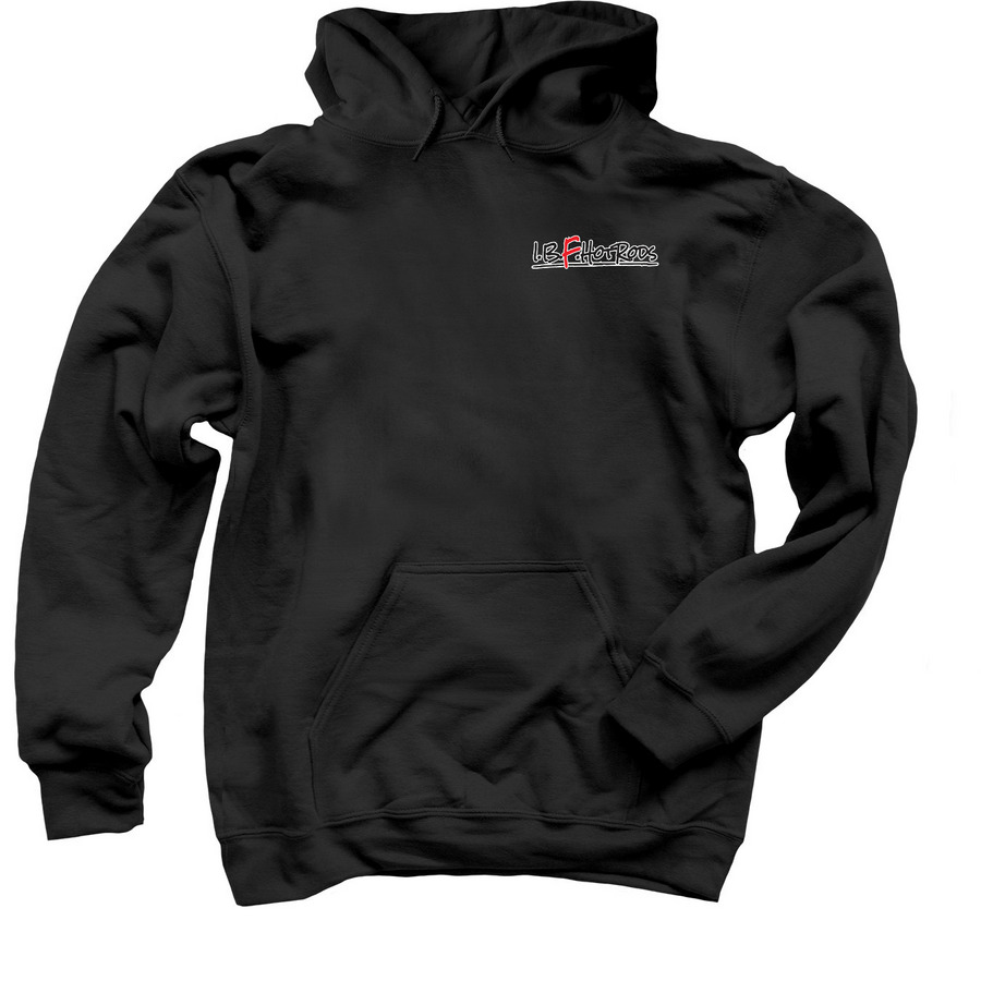 Firing Order Shirts, a Black Pullover Hoodie