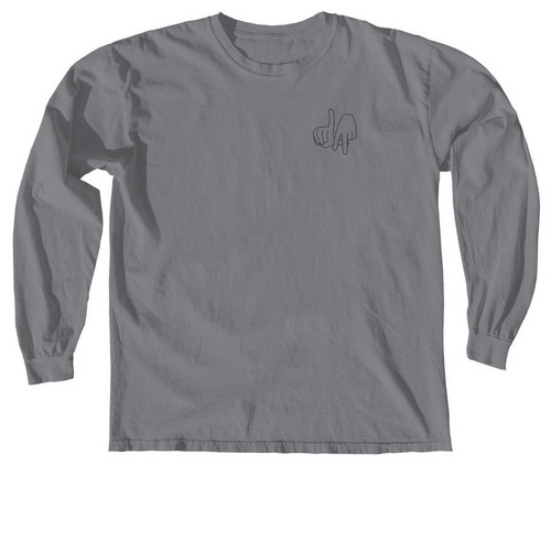 care work makes the world work, a Granite Comfort Colors Long Sleeve Tee