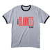 Pete's Blankets of Hope., a Athletic Heather/ Jet Black Cotton Ringer Tee