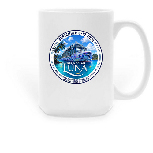 Here's your NCL Luna Mug!, a White Large Coffee Mug
