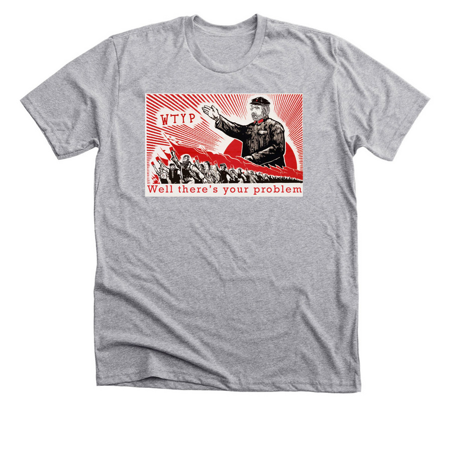 CHAIRMAN BILL, a Athletic Heather Premium Unisex Tee