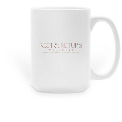 Root & Return Mug, a White Large Coffee Mug