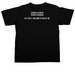 Struts & Frets Merchandise, a Black Comfort Colors Unisex Tee (back-view)