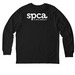Big Cat Energy, a Black Stanley/Stella Unisex Creator 2.0 Long Sleeve Tee (back-view)