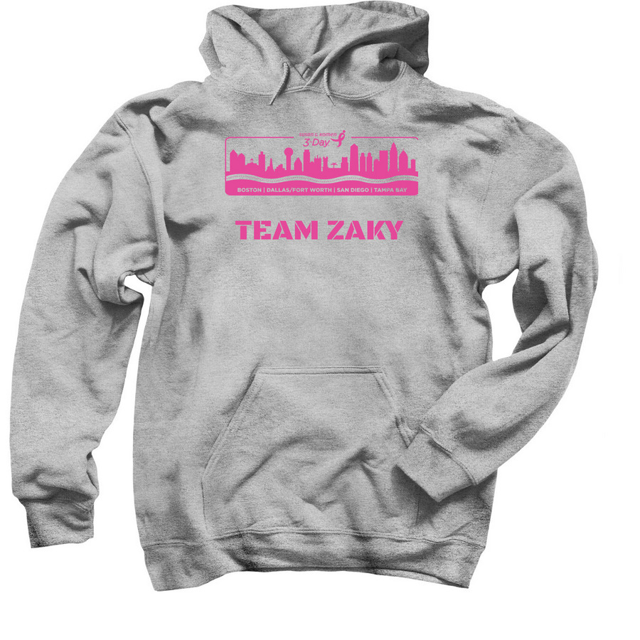 3 Day Walk Fundraiser, a Sport Grey Pullover Hoodie