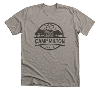 Camp Milton Family, a Heather Stone Premium Unisex Tee
