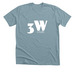 Third west shirt, a Heather Blue Lagoon Premium Unisex Tee