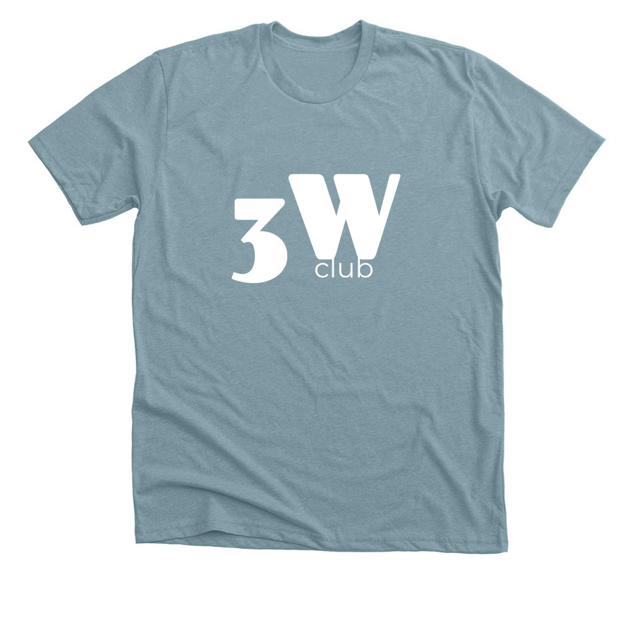 Third west shirt, a Heather Blue Lagoon Premium Unisex Tee