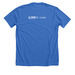 Together for Mental Health | NAMI St. Louis, a Heather True Royal Premium Unisex Tee (back-view)