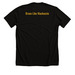 Tiny Humans. Massive Courage., a Solid Black Blend Premium Unisex Tee (back-view)