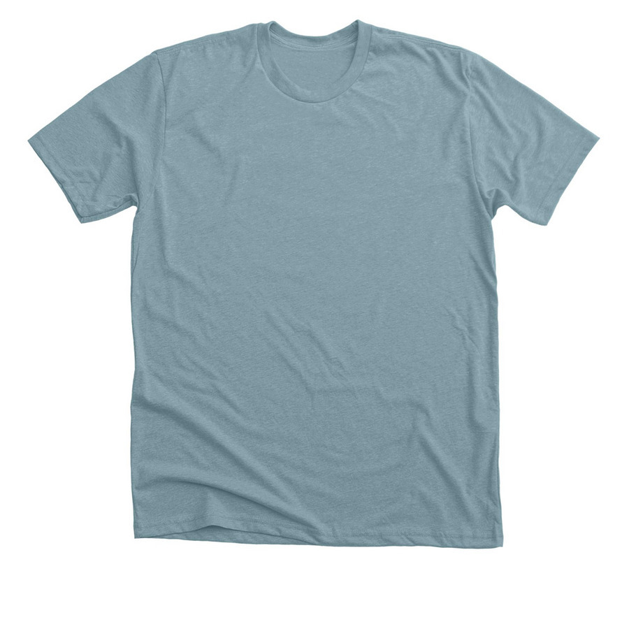 Caffeine & Banamine, a Heather Blue Lagoon Premium Unisex Tee