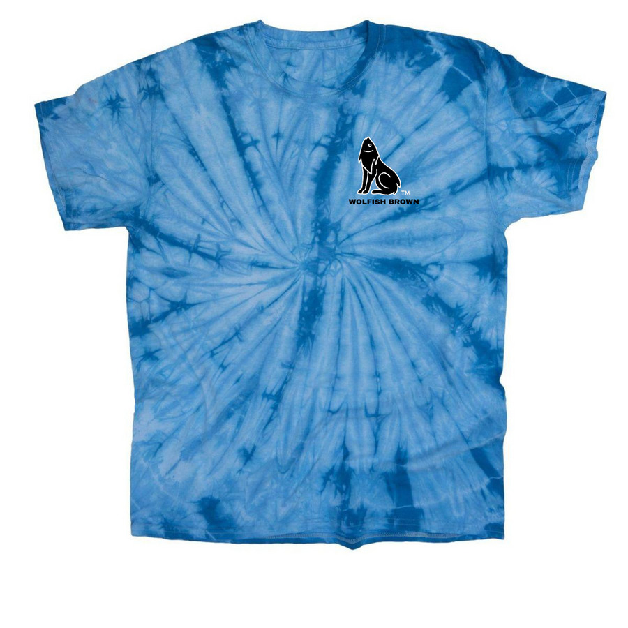 BLOOM, a Baby Blue Classic Tie Dye Tee
