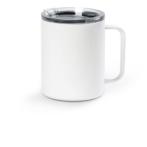 Travel Mugs, a White Stainless Steel Travel Mug