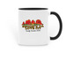 Sedona Family Vacay Mugs, a Black Two-Tone Ceramic Mug