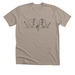 Lions Roaring T-Shirt, a Heather Stone Premium Unisex Tee