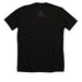 Hear Her (dark apparel colors), a Solid Black Blend Premium Unisex Tee (back-view)