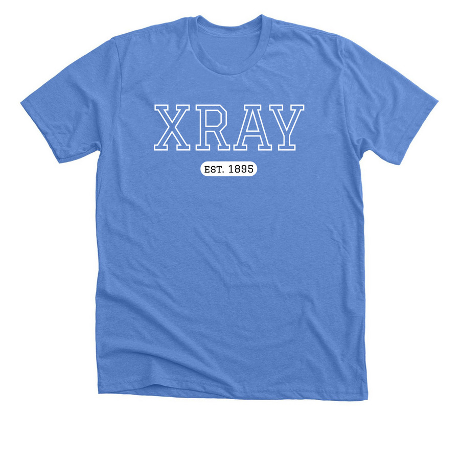 x-ray tee, a Heather Columbia Blue Premium Unisex Tee