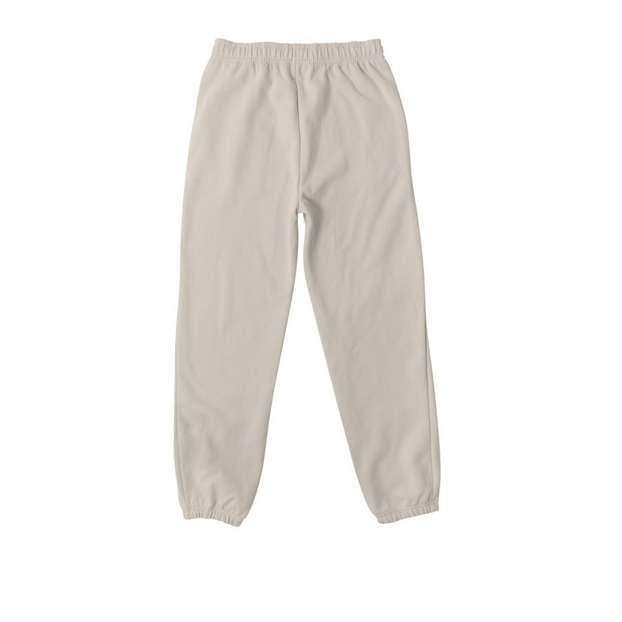 New Logo Black Outline Pants, a Dust Premium Heavyweight Jogger (back-view)