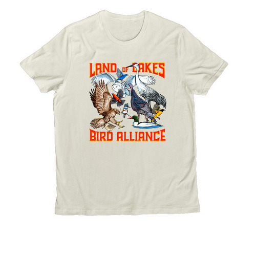 eBird Hotspots: Twin Cities Tour&nbsp;, a White Sand Allmade Organic Cotton Unisex Tee