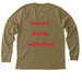 Dad Mode: Legendary, a Heather Olive Premium Long Sleeve Tee (back-view)