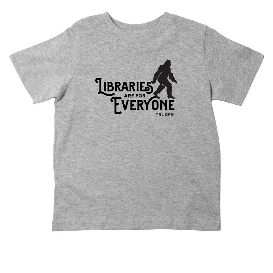 Libraries are for Everyone Toddler, a Heather Toddler Tee