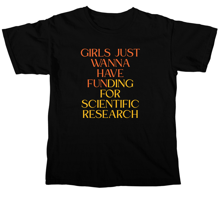 LHF - Girls Just Wanna Have Funding, a Black Comfort Colors Unisex Tee