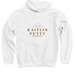 Kaitlin Petty - Sunrise Sunset Merch, a White Pullover Hoodie (back-view)