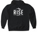 RISE PEAK HOODIE, a Black Gildan Softstyle Pullover Hoodie