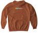 Cool As a Cucumber, a Texas Orange Softstyle Pullover Hoodie (back-view)