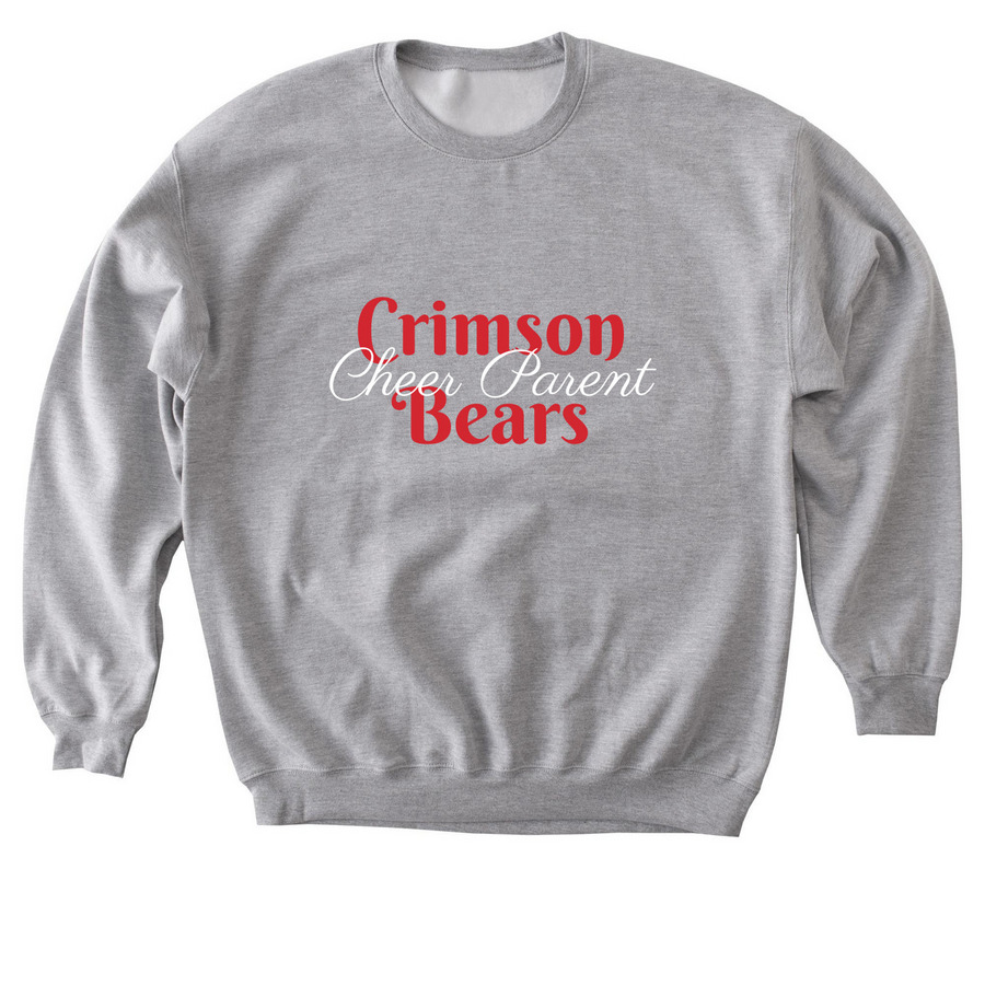 Crimson Bears Cheer Parent&nbsp;, a Sport Grey Softstyle Crewneck Sweatshirt