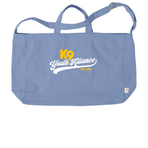 K9YA Athletic Tote, a Elemental Blue Reclaimist G2G Tote Bag