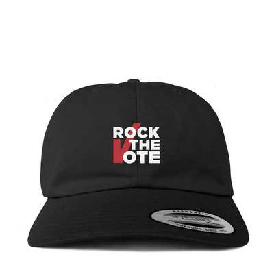 Rock the Vote Hat, a Black Classic Baseball Cap