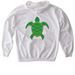 White Lewis hoodie, a White Gildan Softstyle Pullover Hoodie (back-view)
