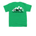 Pocket Front, a Irish Green Youth Unisex Tee (back-view)