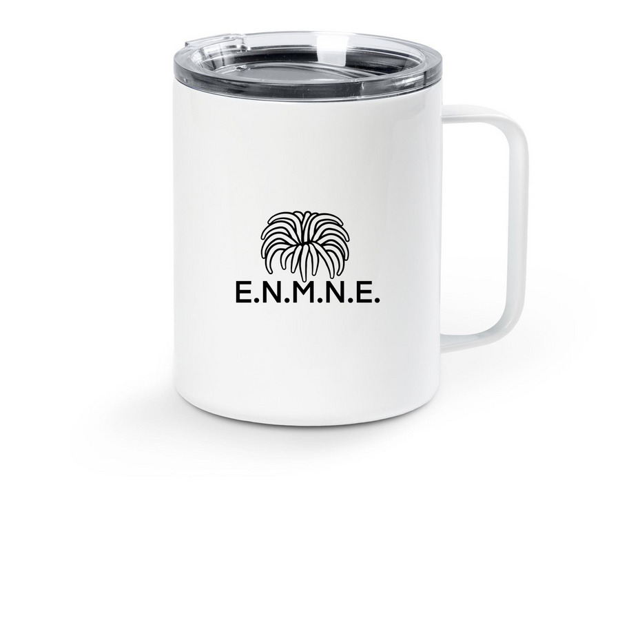 Road Trip Mug, a White Stainless Steel Travel Mug
