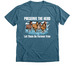 Preserve The Herd, a Heather Deep Teal Premium V-Neck Tee