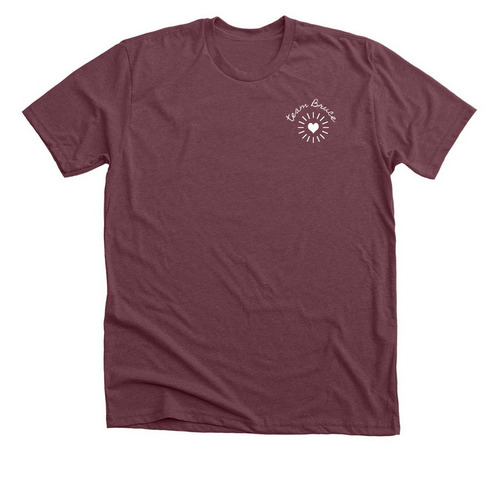 Simple story, a Heather Maroon Premium Unisex Tee