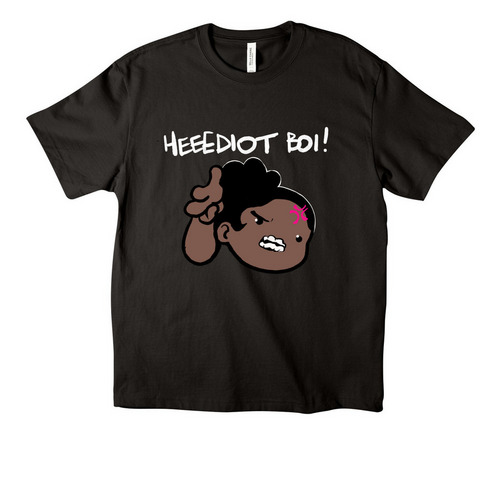 Aayyy Bwooyy blk tee, a Black Unisex Heavyweight Tee