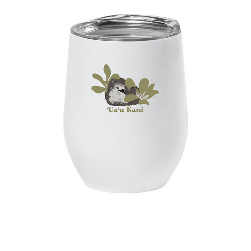 ?Ua?u kani Wine Mug, a White Insulated Wine Cup