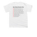 Fixed Two-Sided Light Shirts (8 options), a White Youth Unisex Tee (back-view)