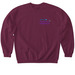 Mary Bridge Rehab SLC - Every Step (1), a Maroon Softstyle Crewneck Sweatshirt