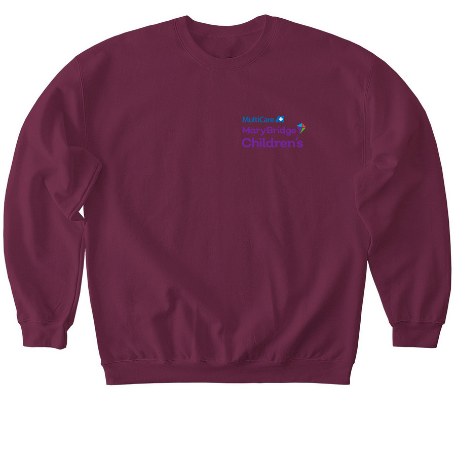 Mary Bridge Rehab SLC - Every Step (1), a Maroon Softstyle Crewneck Sweatshirt