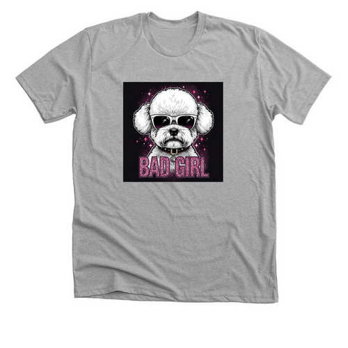 Bad Girl Energy, a Athletic Heather Premium Unisex Tee
