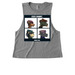 Disc Dogz at State Champz, a Aluminum Grey Allmade Eco Triblend Women?s Muscle Tank
