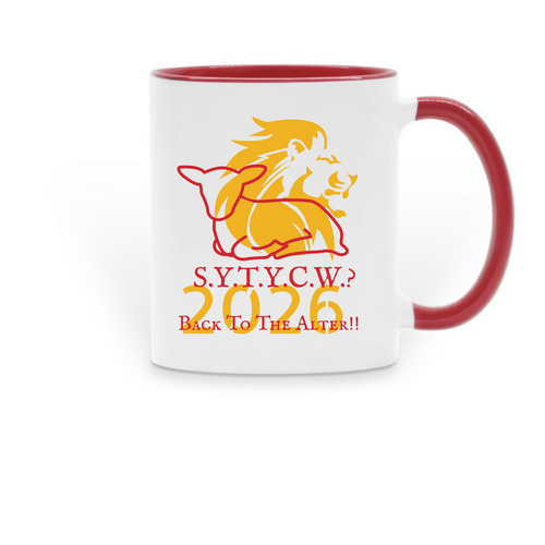 SO YOU THINK YOU CAN WORSHIP?! CONFERENCE&nbsp;, a Red Two-Tone Ceramic Mug