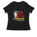 Revolution Women Tee, a Black Women's Relaxed V-Neck Tee